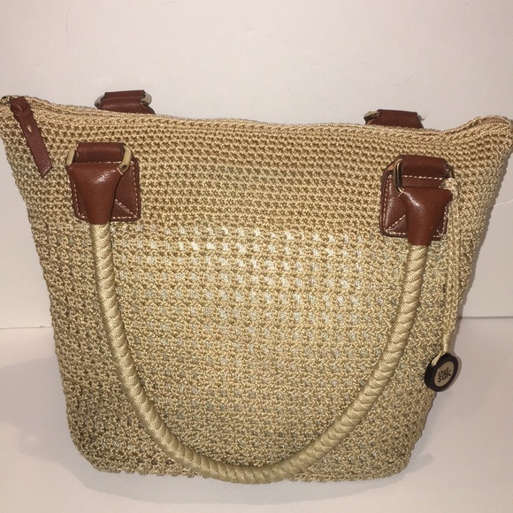 The Sak Handbags - THE SAK ‘Lauren Crochet’ tan tote bag